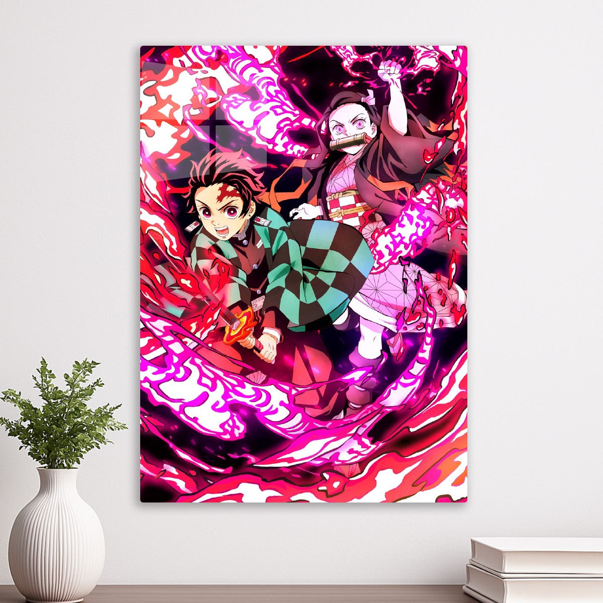 Tanjiro Kamado and Nezuko Kamado, Demon Slayer Kimetsu no Yaiba