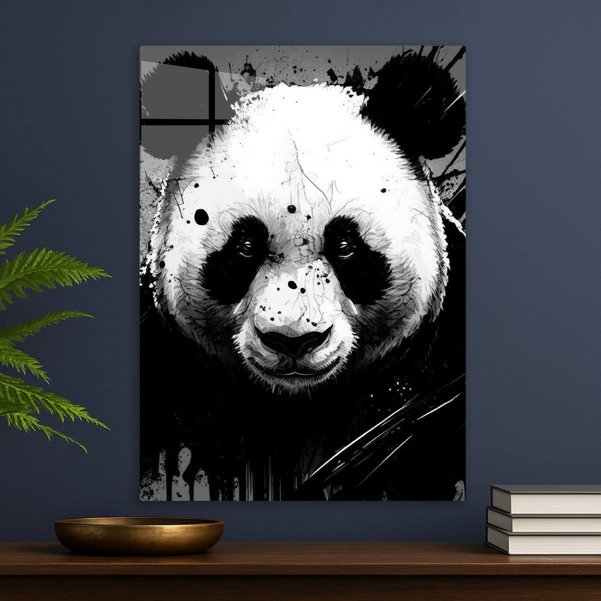 Ink-Splatter Panda
