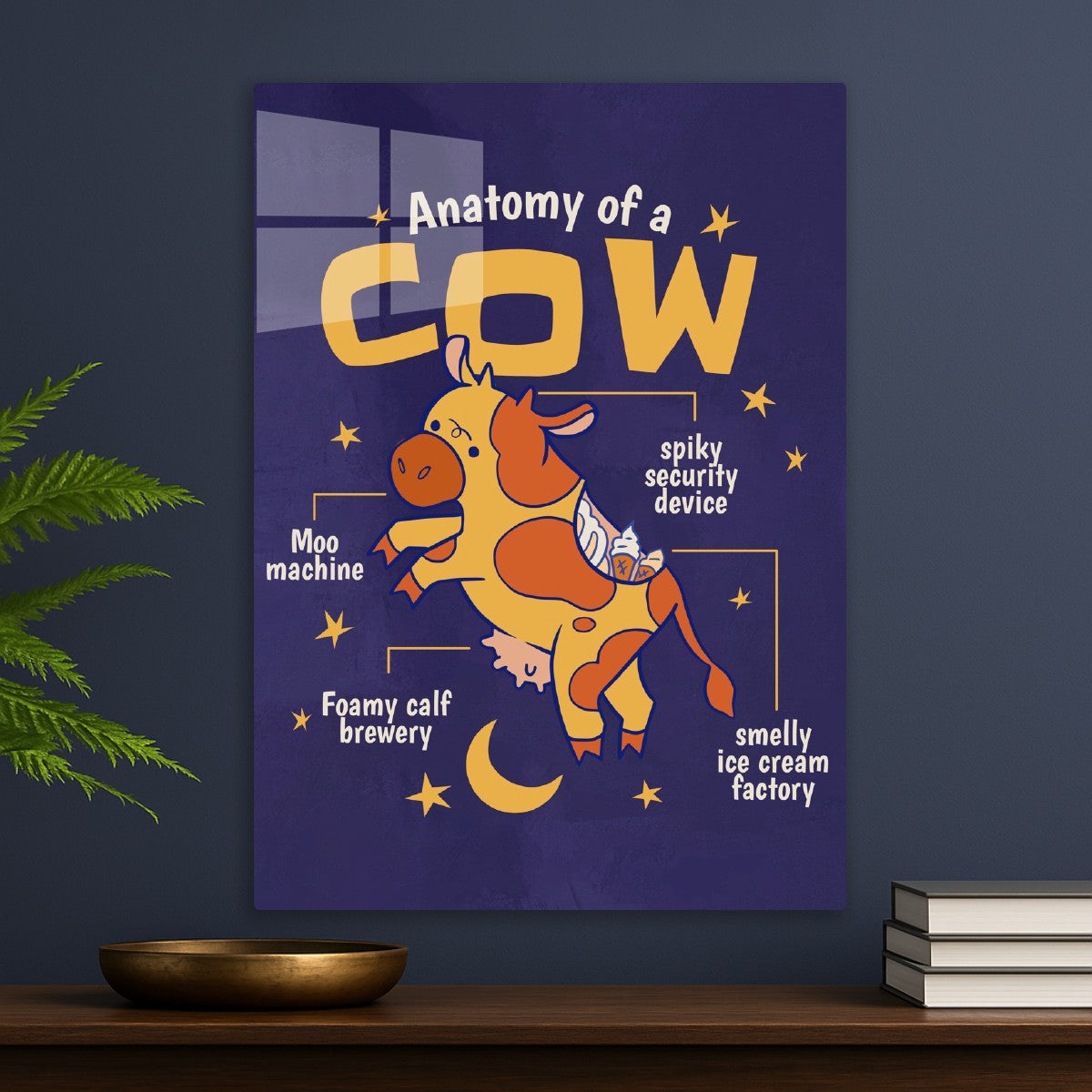 Funny Cow Anatomy 