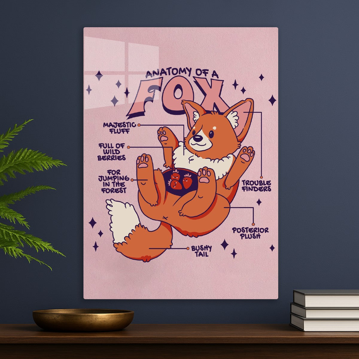 Kawaii Fox Anatomy