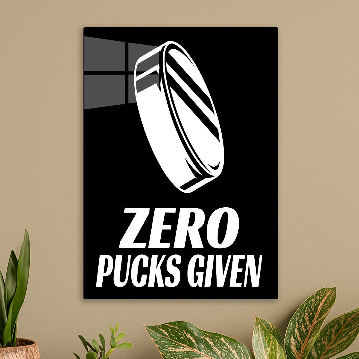Zero Pucks Given Hockey Quote