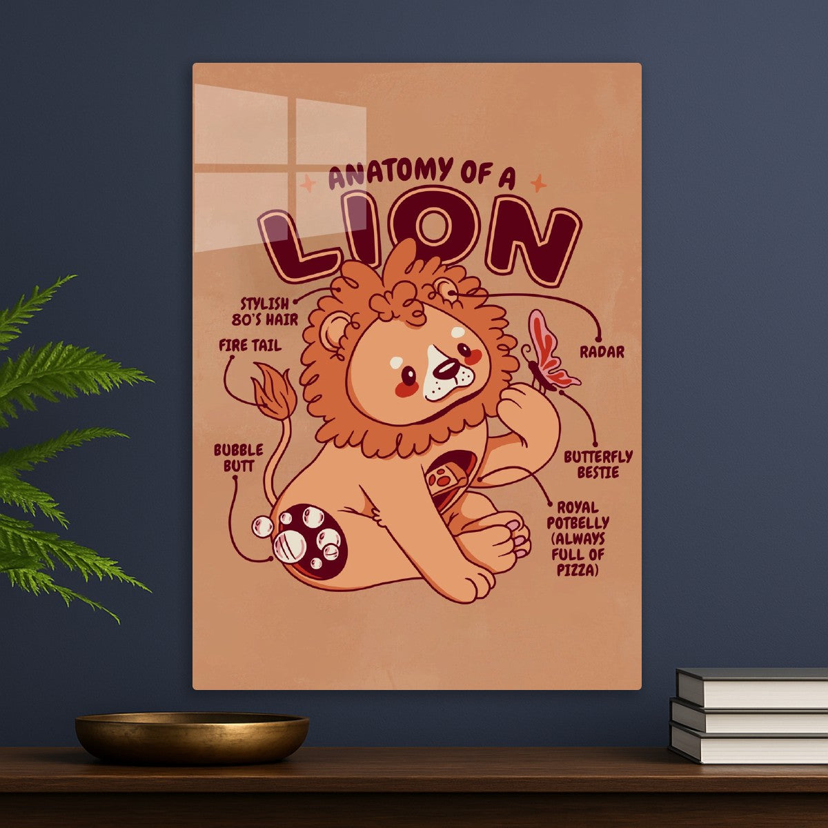 Cute Lion Anatomy