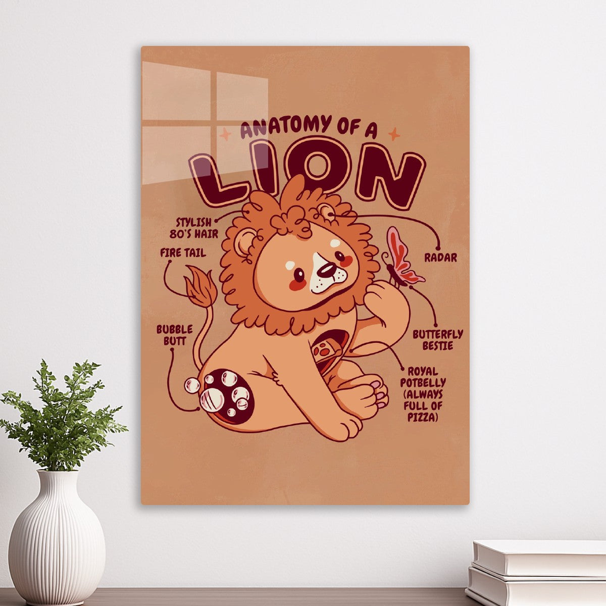 Cute Lion Anatomy