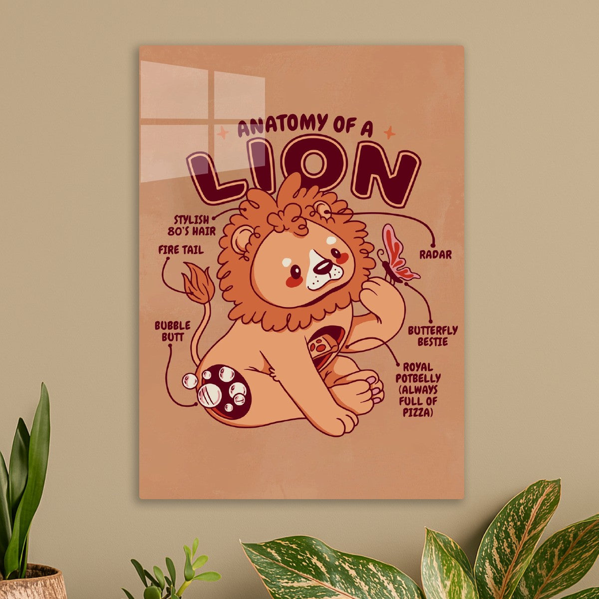 Cute Lion Anatomy