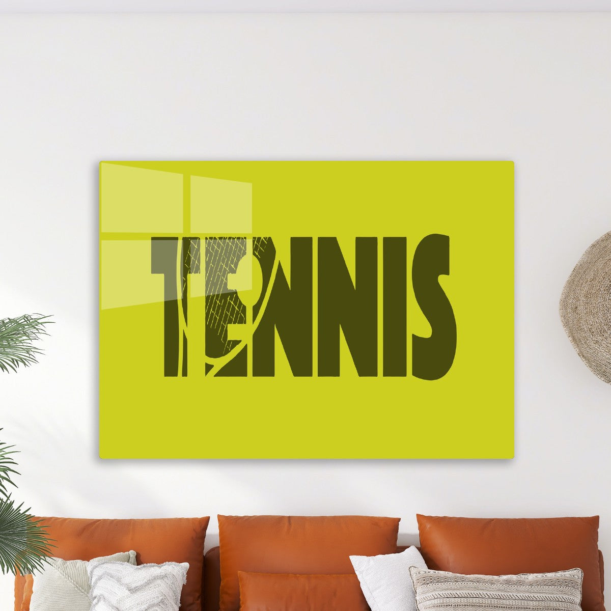 Tennis Bold Green Text