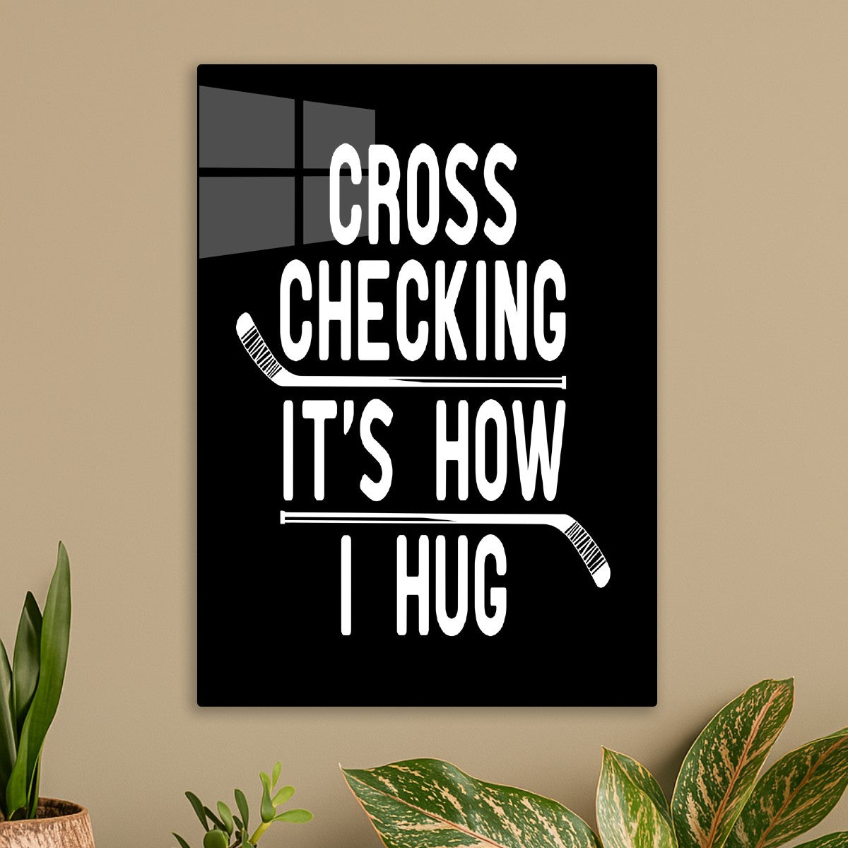 Cross Checking Hug Motivation