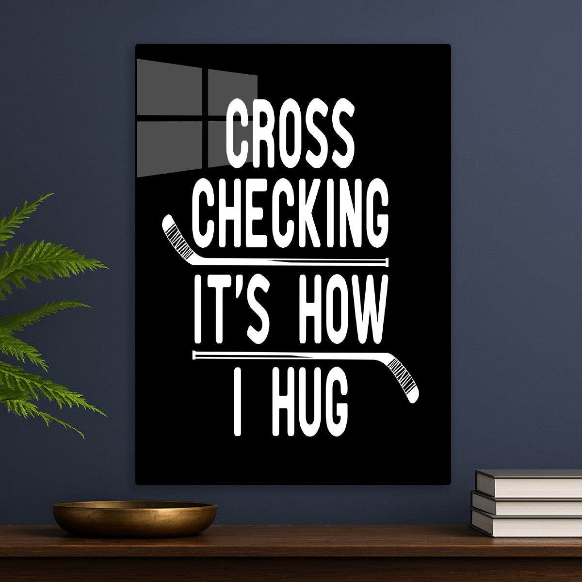Cross Checking Hug Motivation