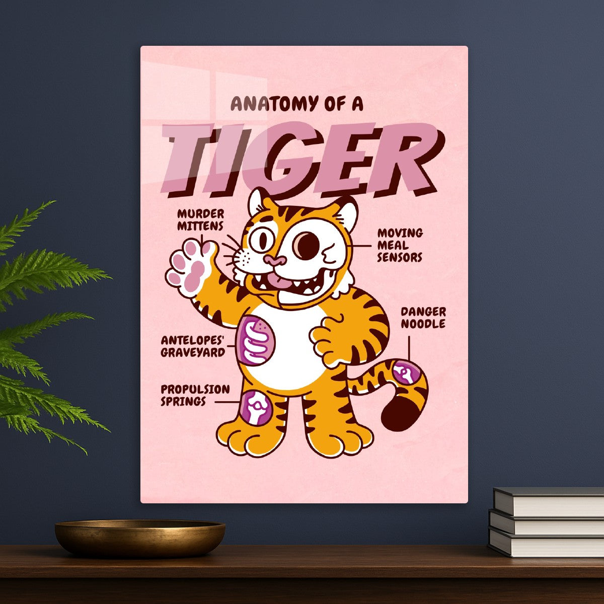 Cute Tiger Anatomy