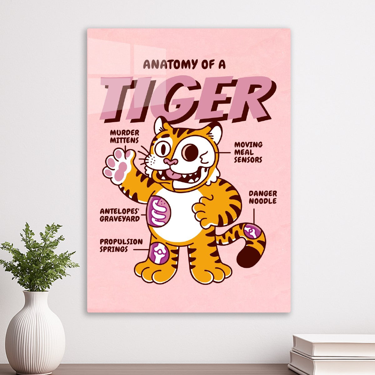 Cute Tiger Anatomy