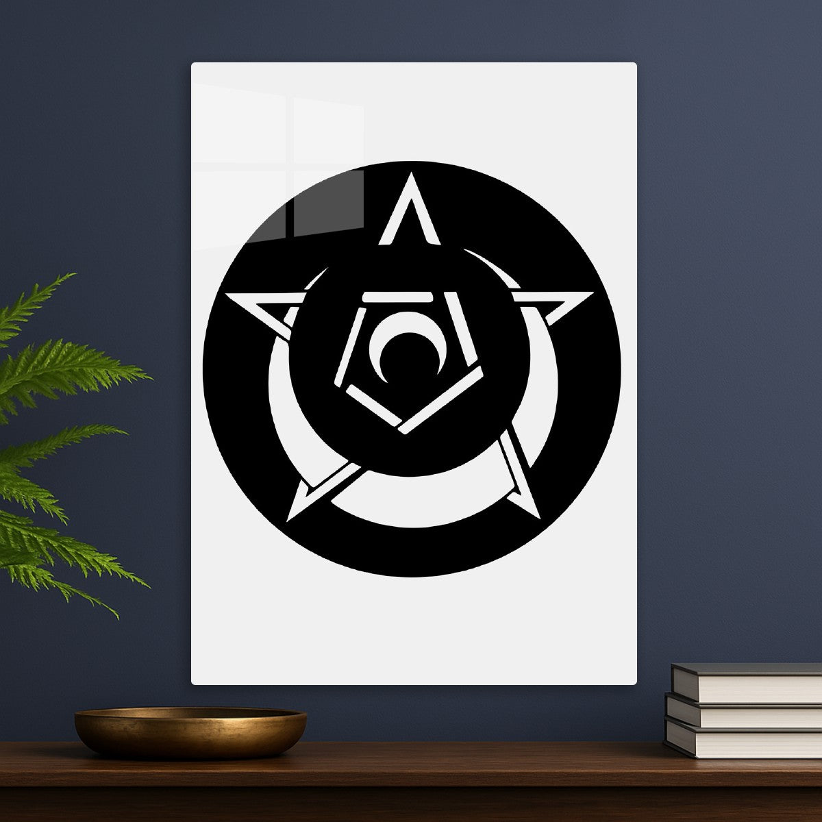 Mystical Pentagram Crop Circle