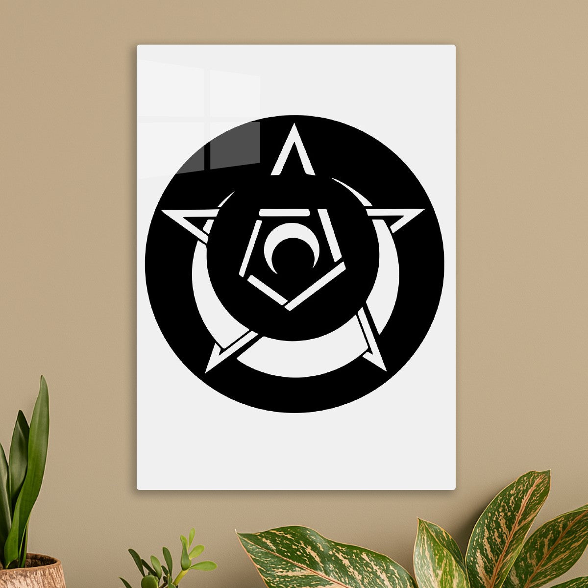 Mystical Pentagram Crop Circle