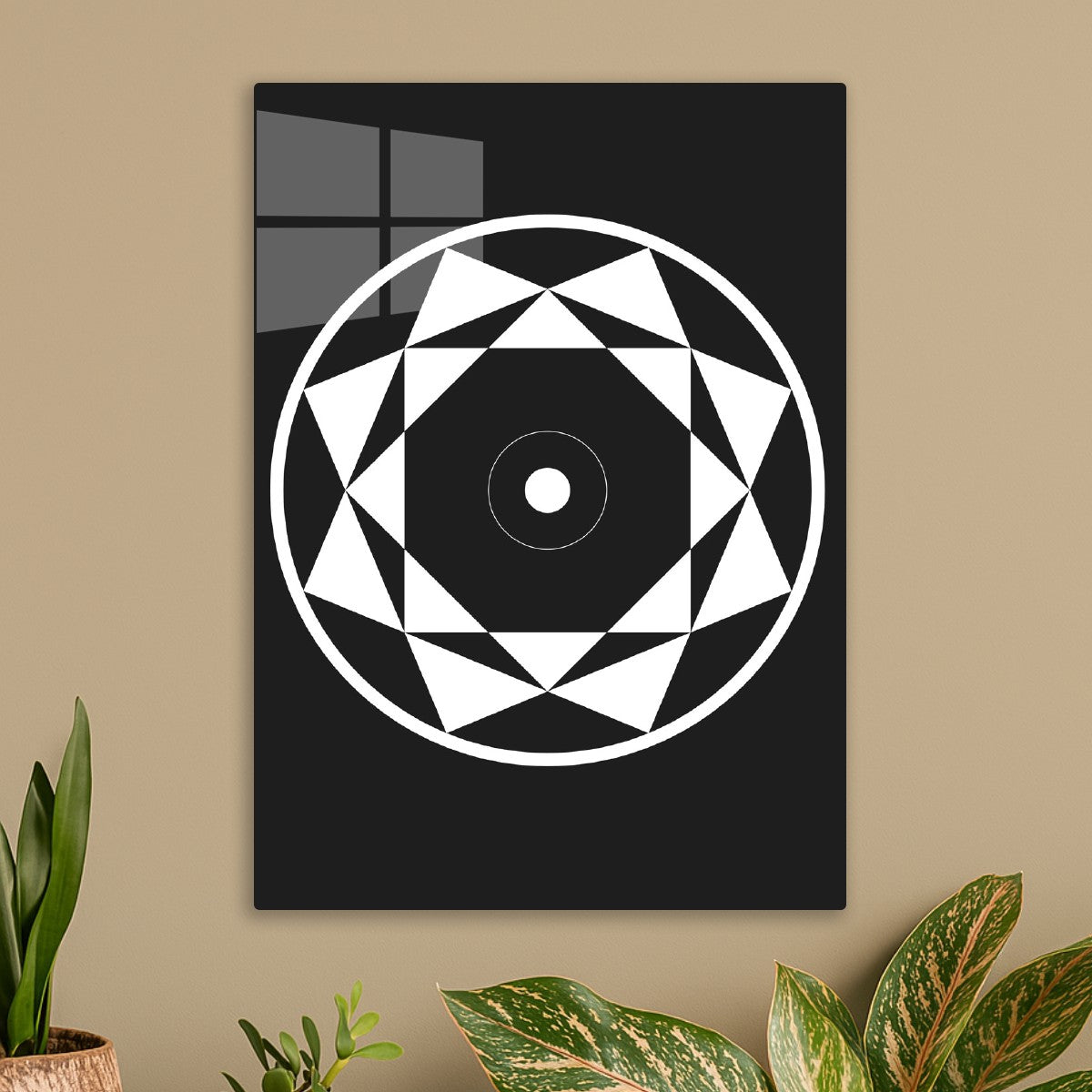 Geometric Star Mandala Design