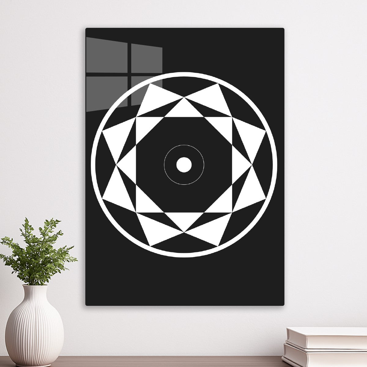 Geometric Star Mandala Design