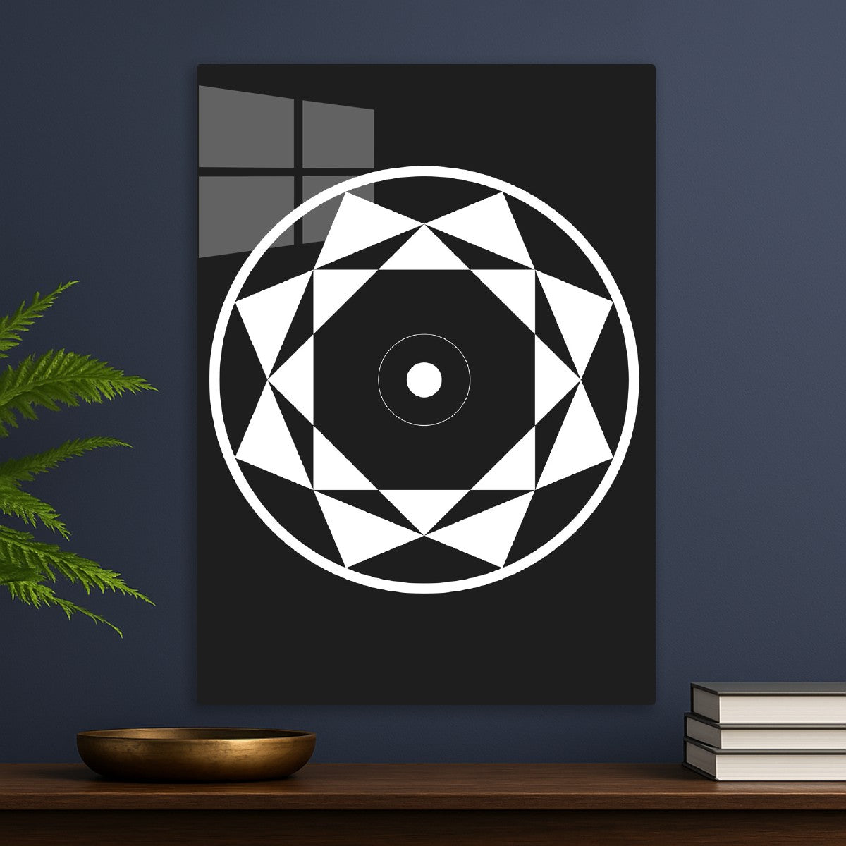Geometric Star Mandala Design
