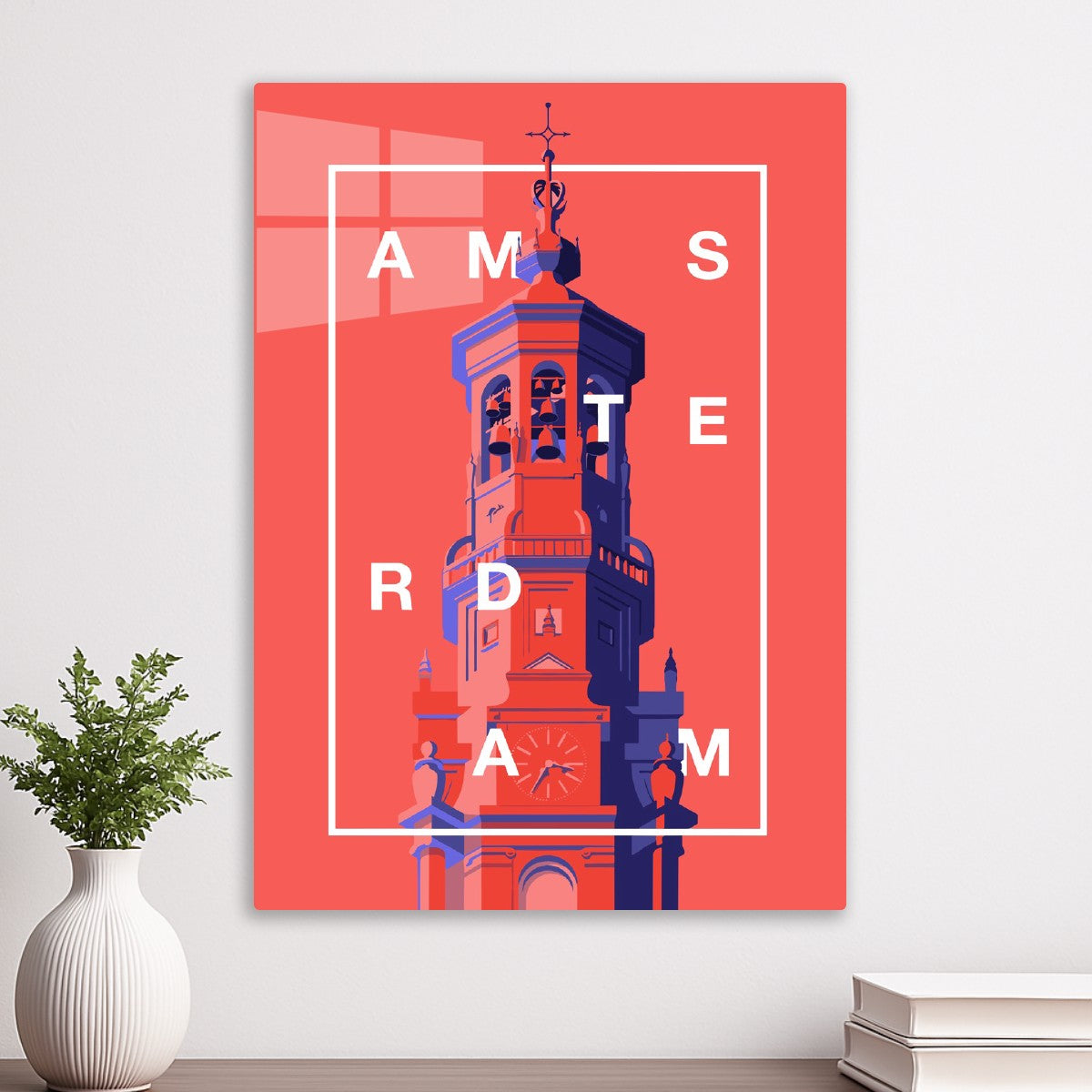 Amsterdam Westerkerk Tower Art
