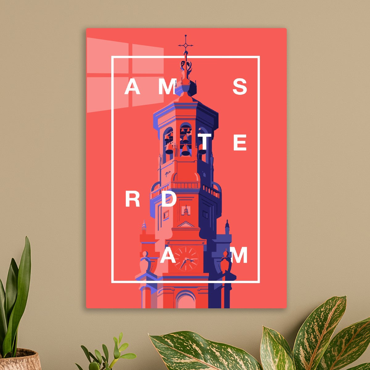 Amsterdam Westerkerk Tower Art