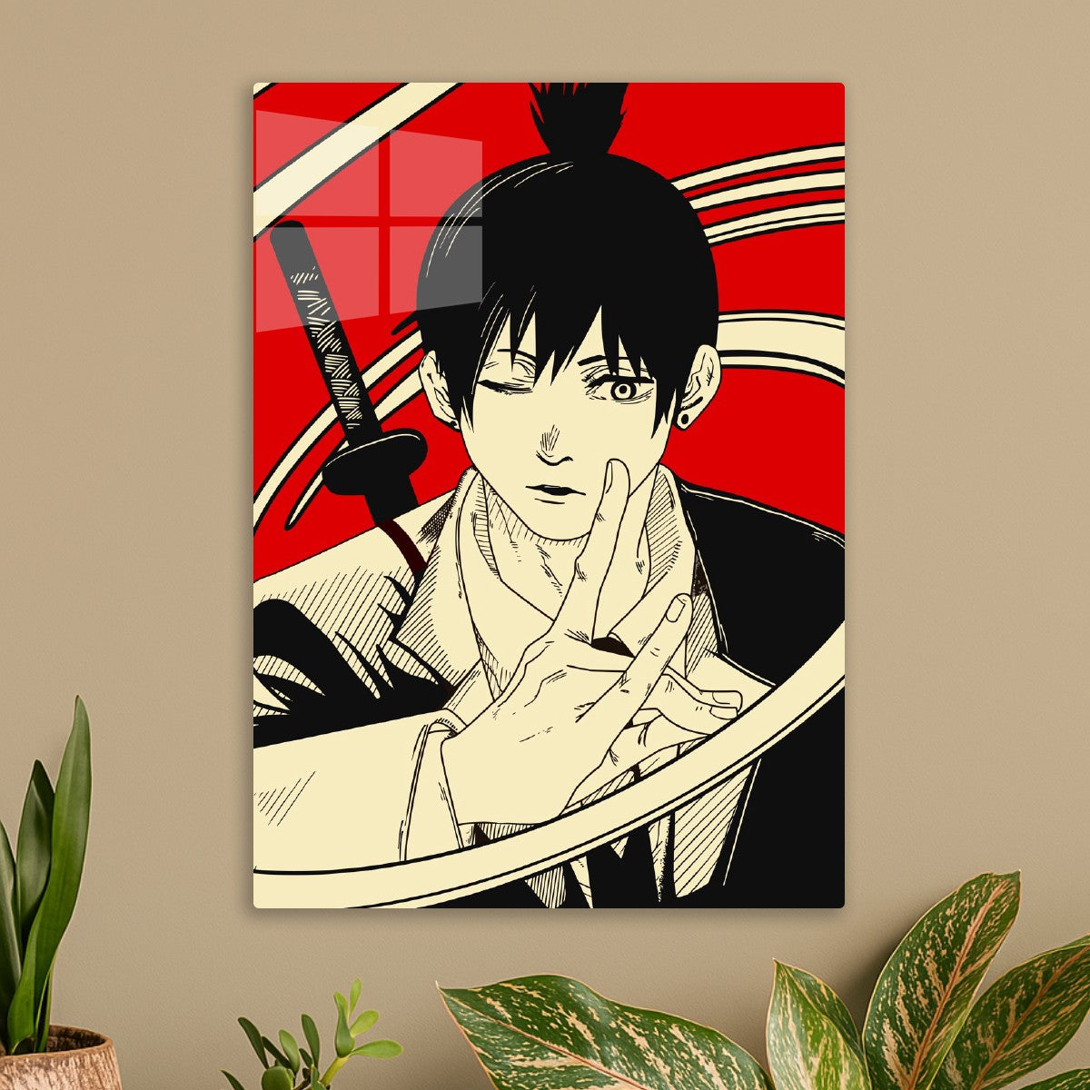 Samurai Manga Style Vector