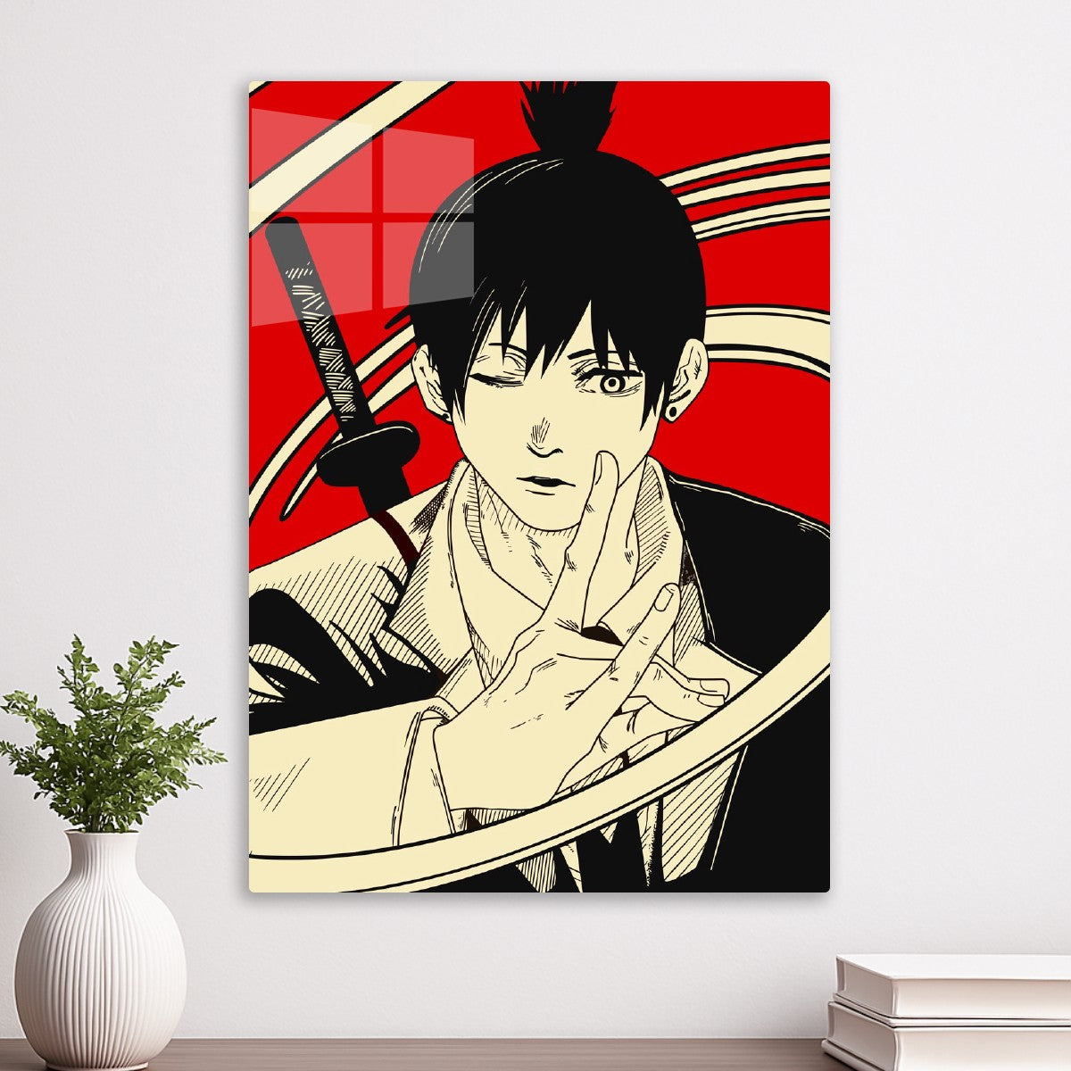 Samurai Manga Style Vector