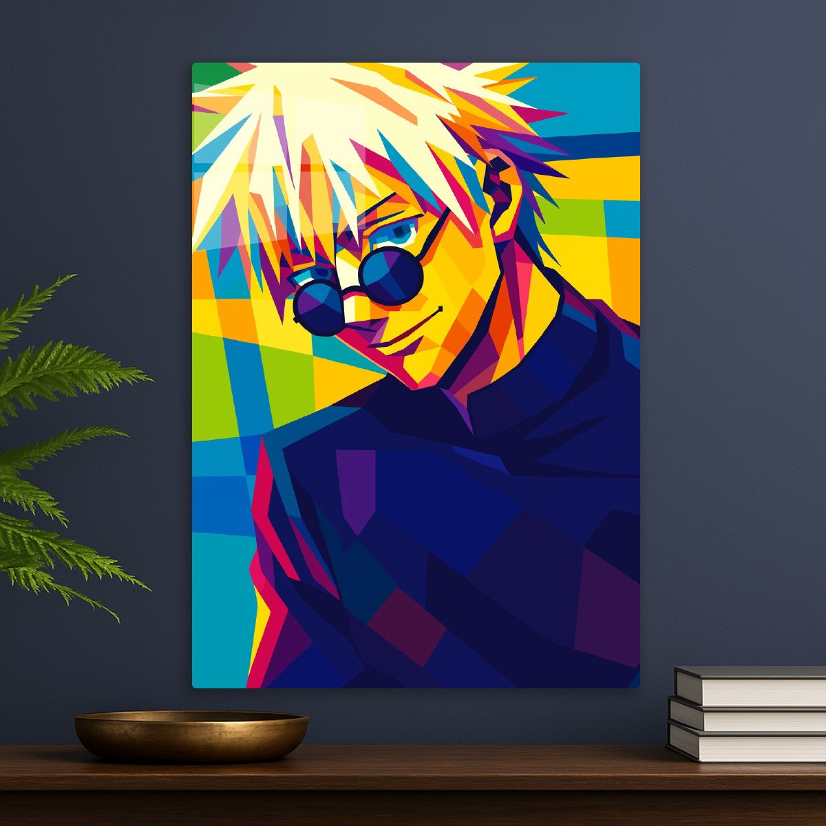 Gojo Satoru Colorful Vector, Jujutsu Kaisen