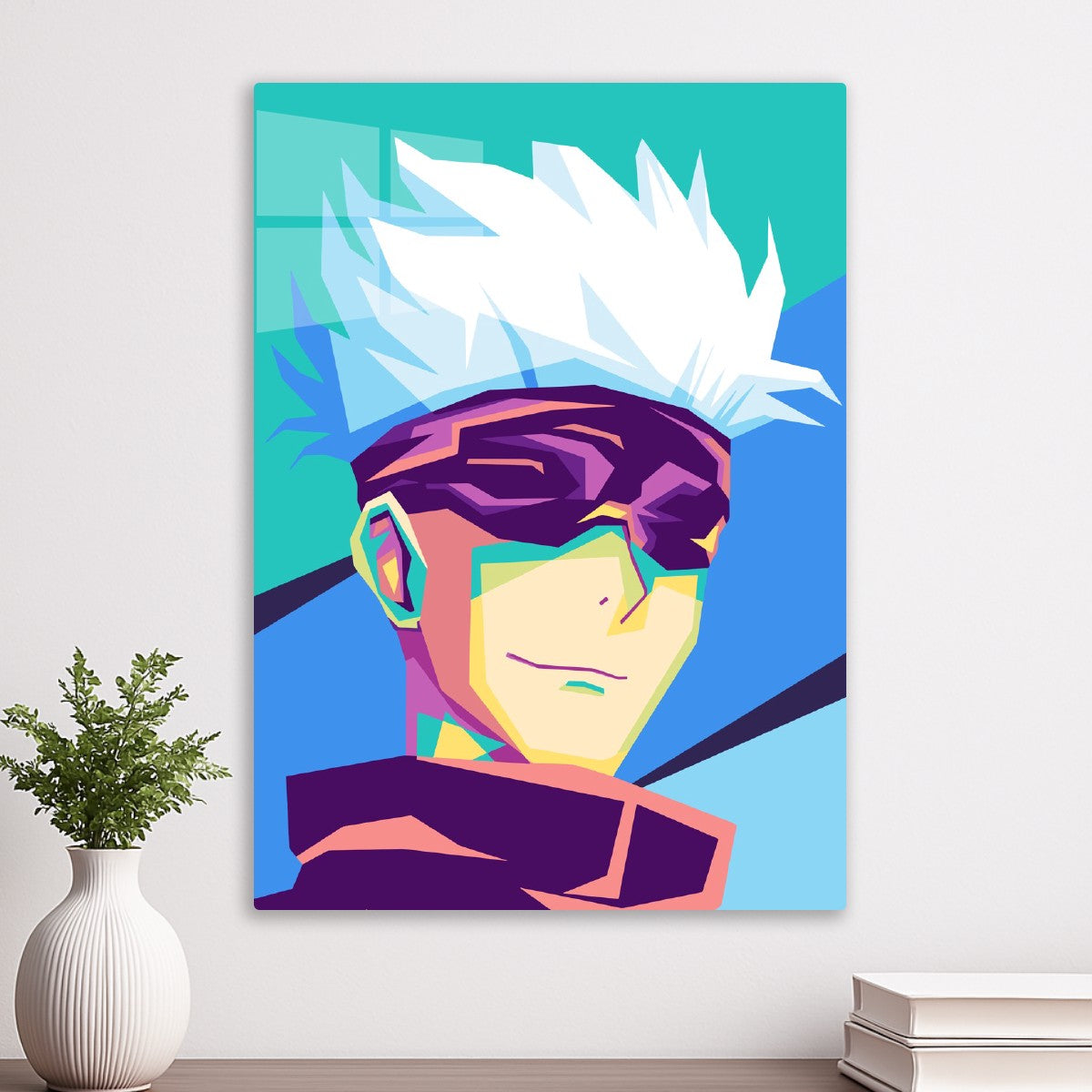 Gojo Satoru Pop Art Style, Jujutsu Kaisen
