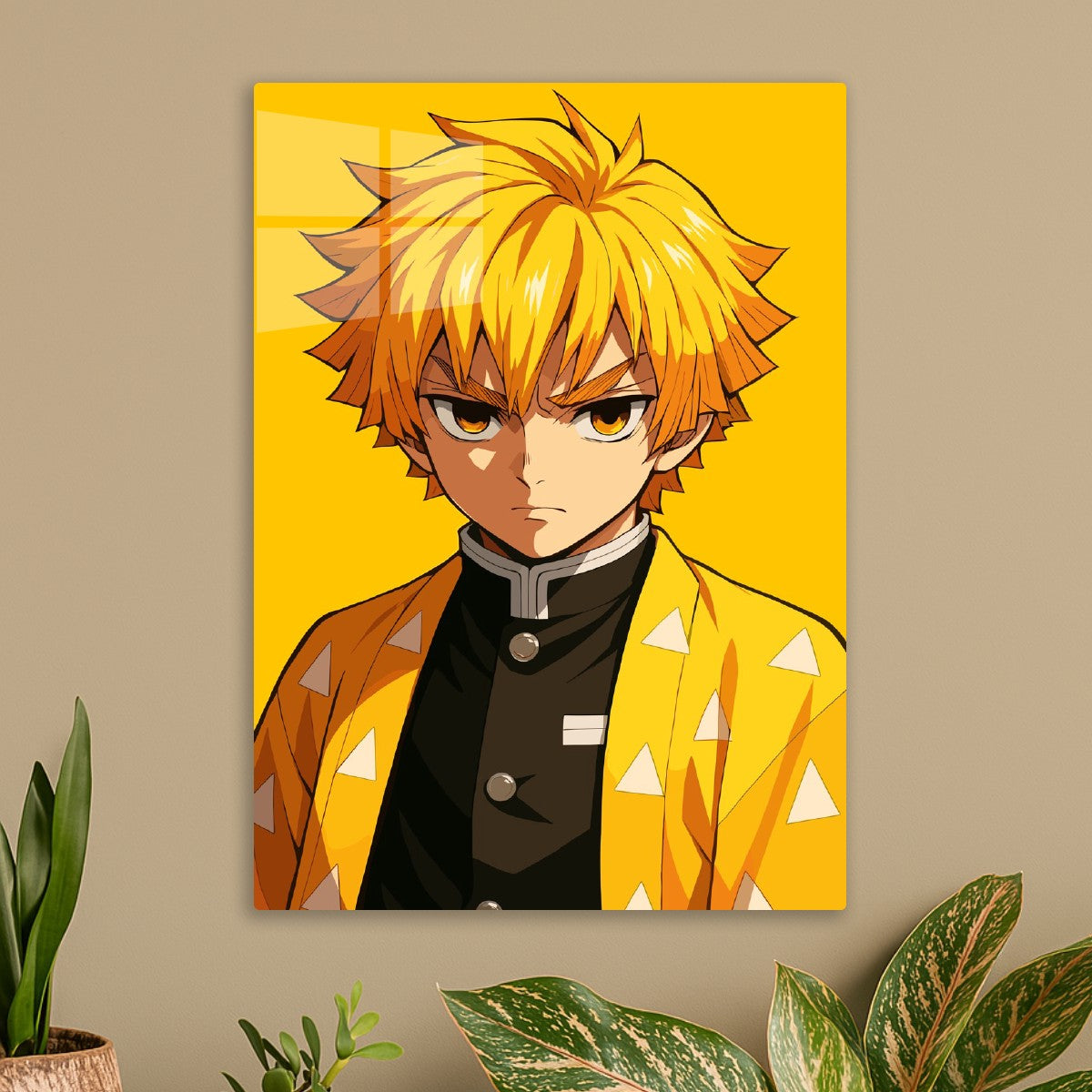 Zenitsu Agatsuma Focused View, Demon Slayer Kimetsu No Yaiba