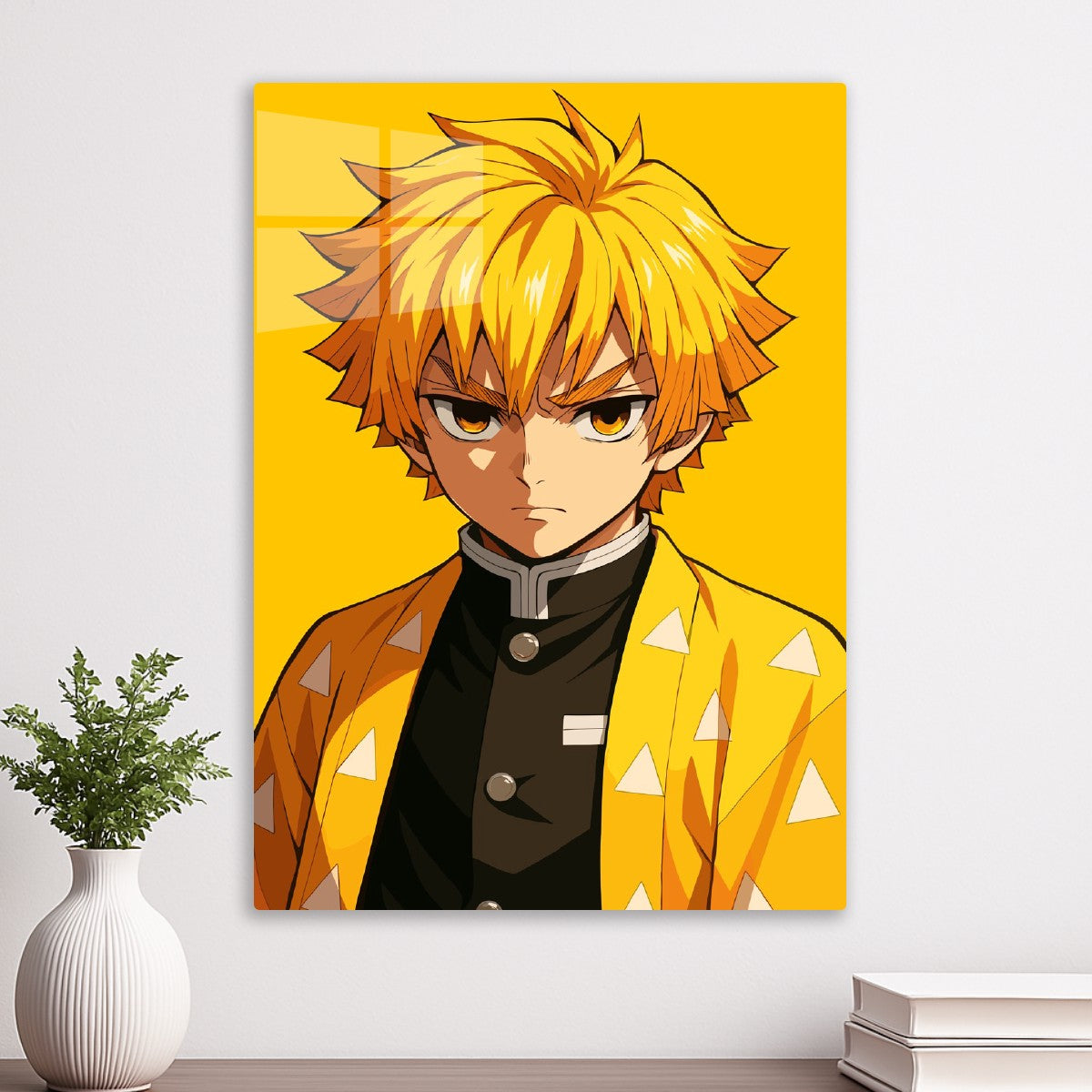 Zenitsu Agatsuma Focused View, Demon Slayer Kimetsu No Yaiba