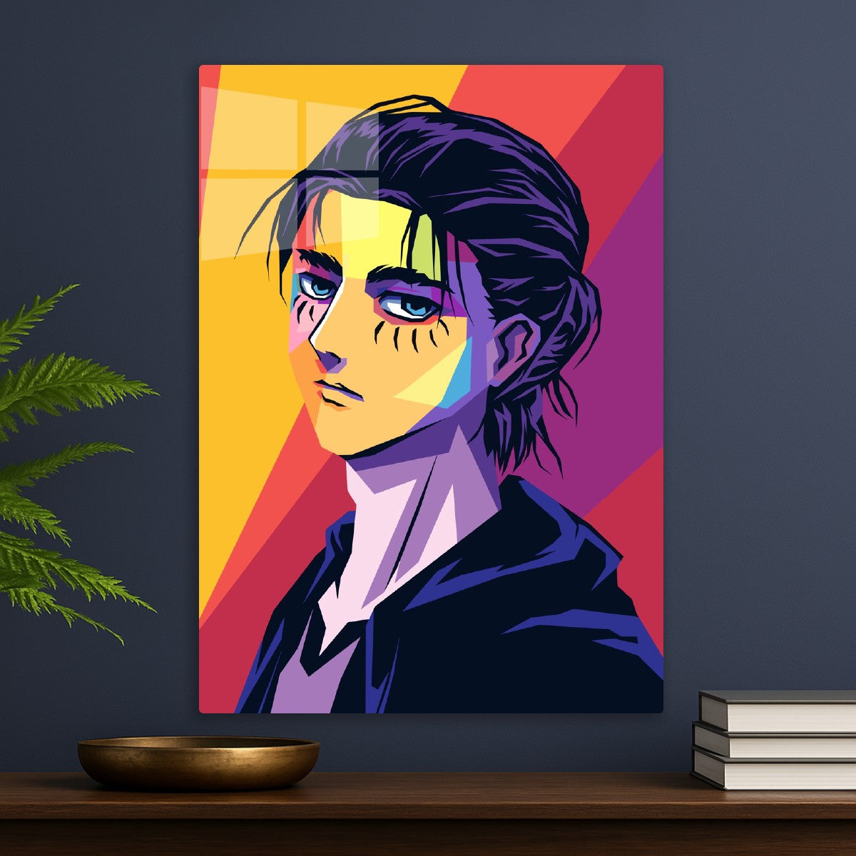 Eren Yeager Vibrant WPAP, Attack on Titan