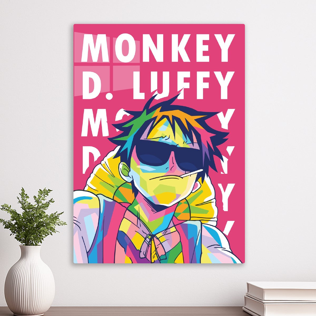 Monkey D. Luffy WPAP Pop Art, One Piece