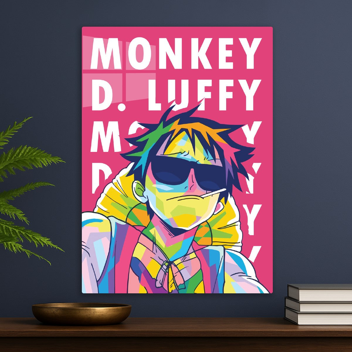 Monkey D. Luffy WPAP Pop Art, One Piece