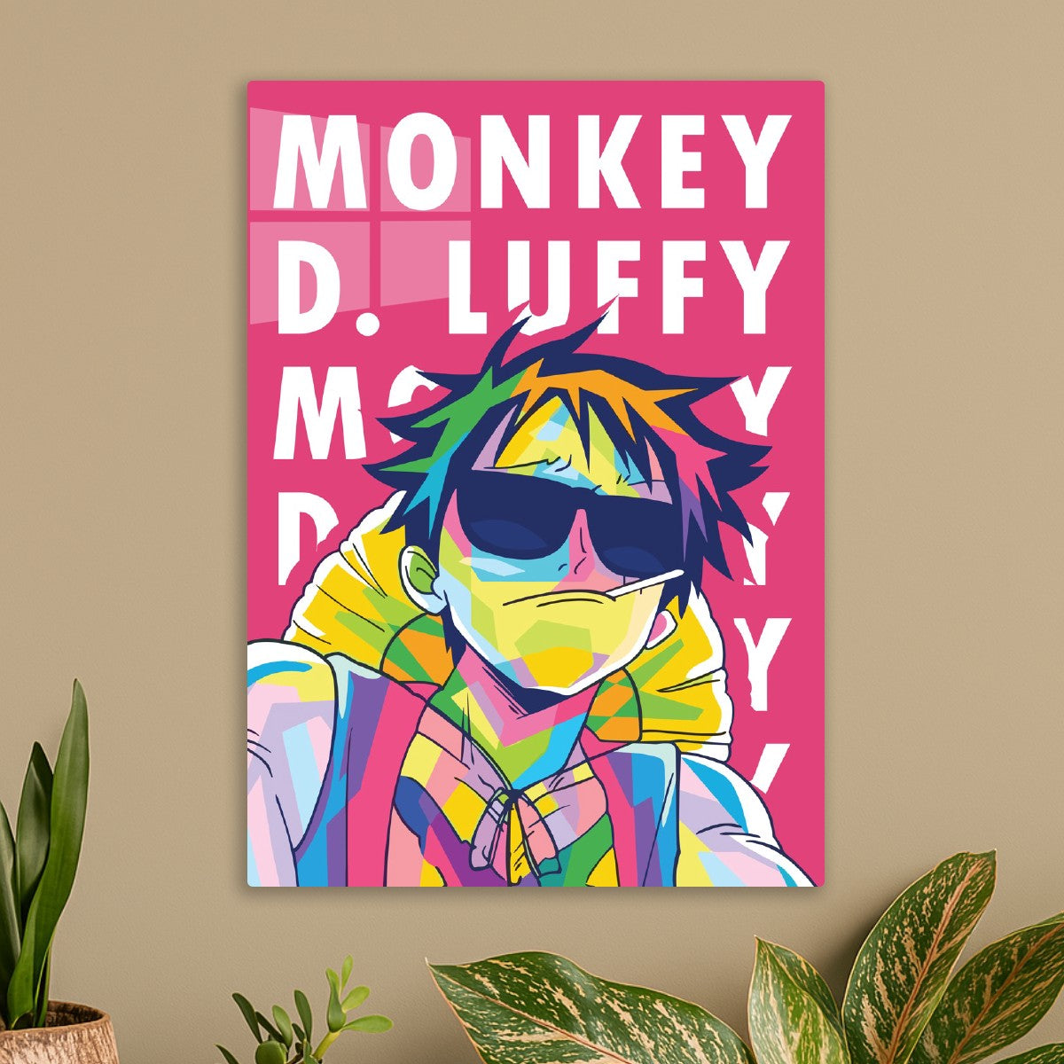 Monkey D. Luffy WPAP Pop Art, One Piece