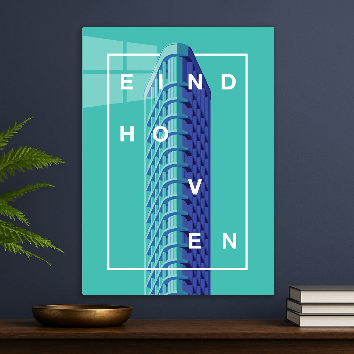 Eindhoven Tower Geometric Art