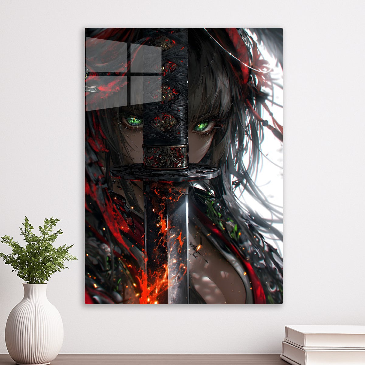 Blazing Eyes of the Warrior