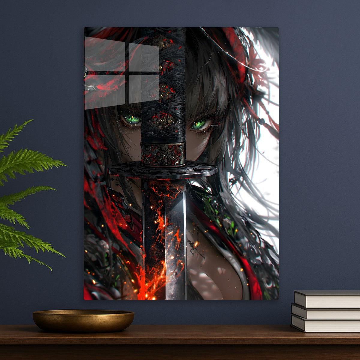 Blazing Eyes of the Warrior