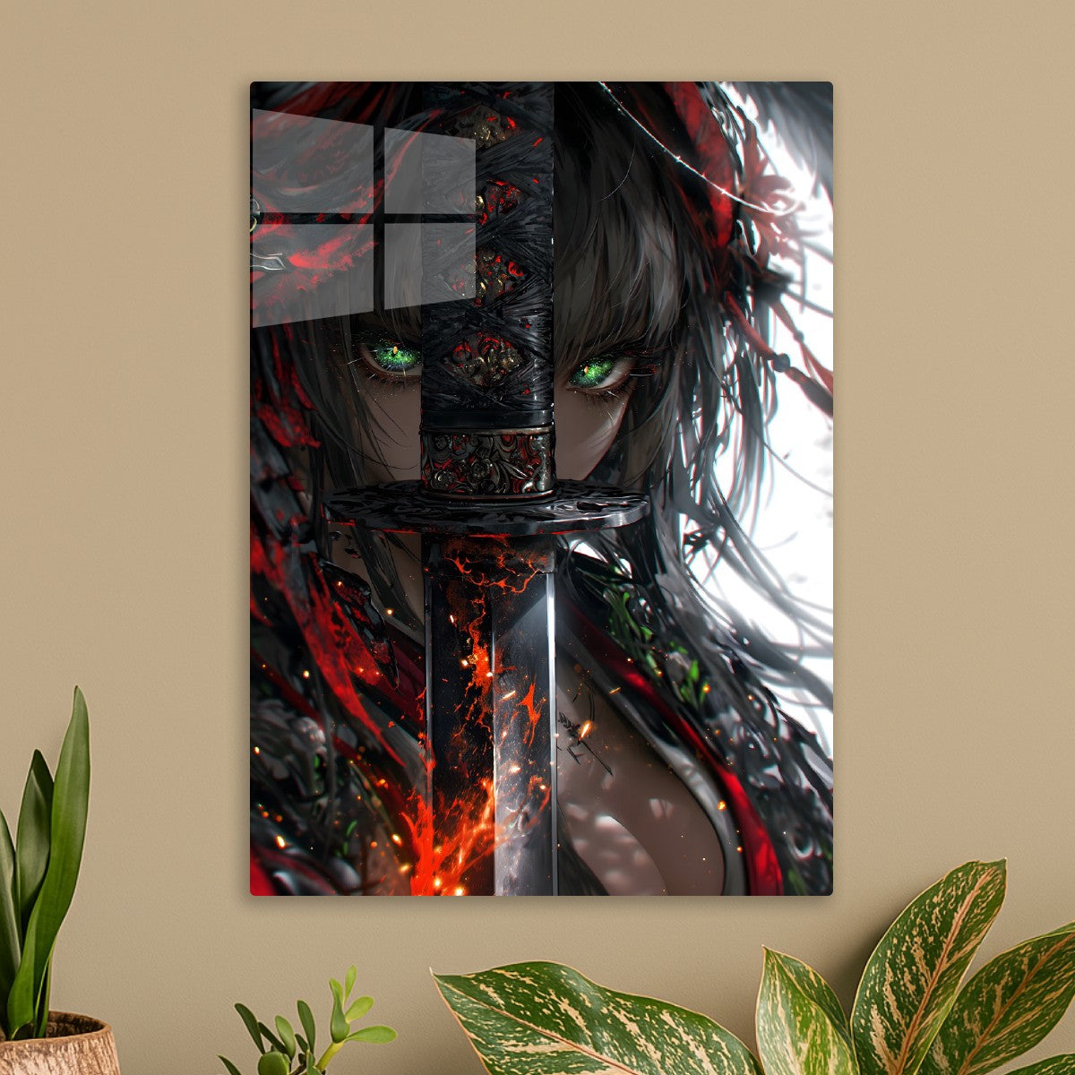 Blazing Eyes of the Warrior