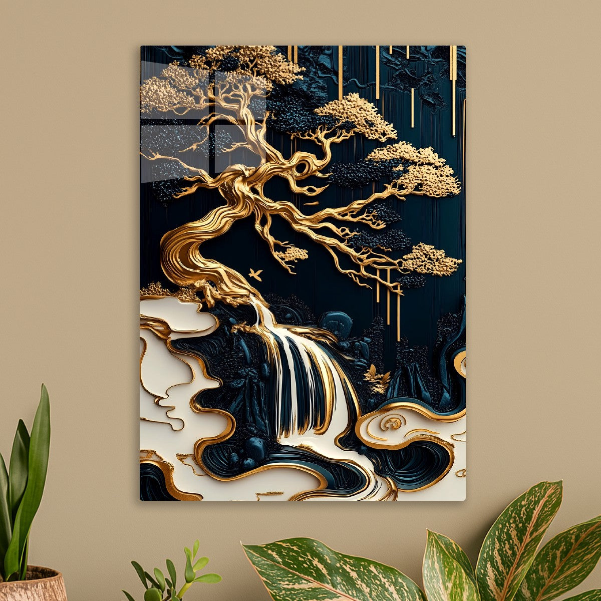 Golden Bonsai Falls