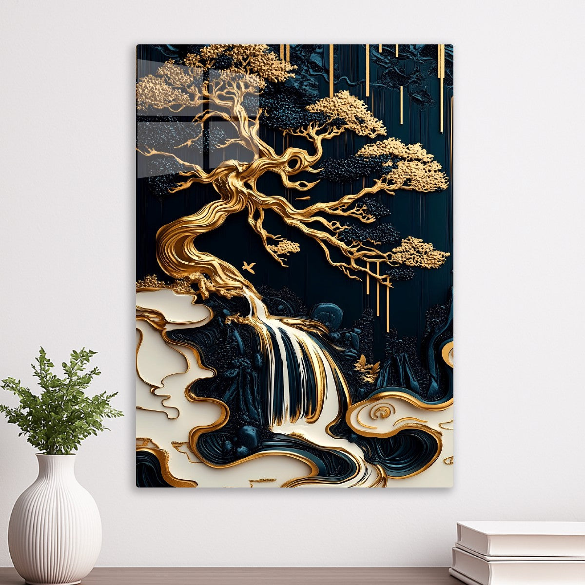 Golden Bonsai Falls