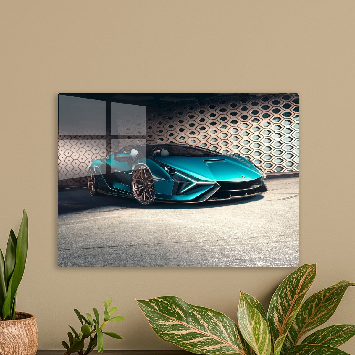 Lamborghini sian roasted