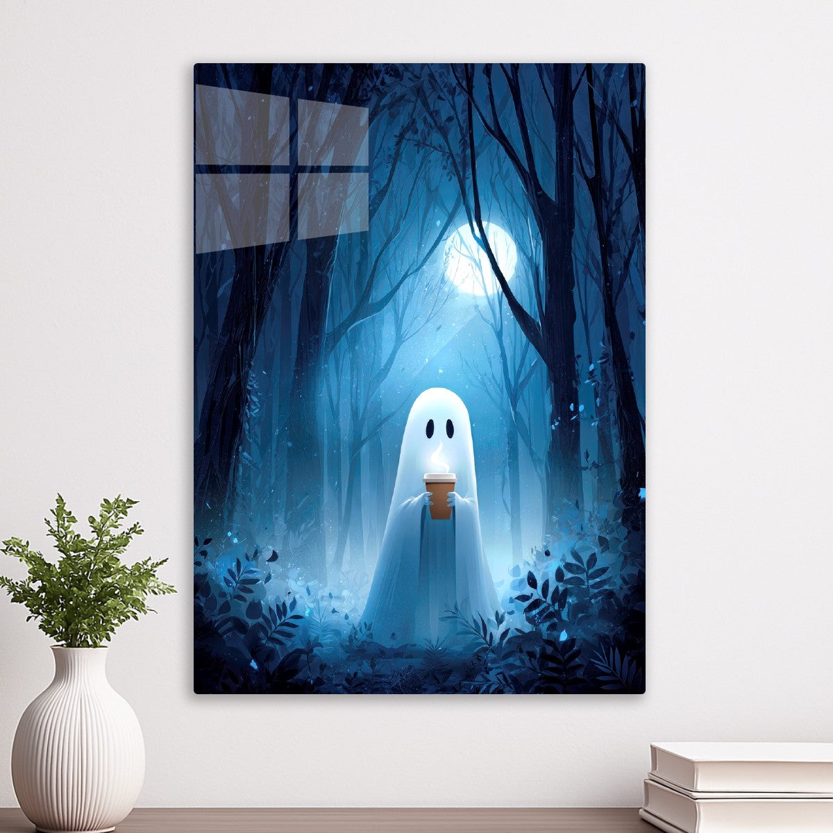 Coffee Drinking Ghost