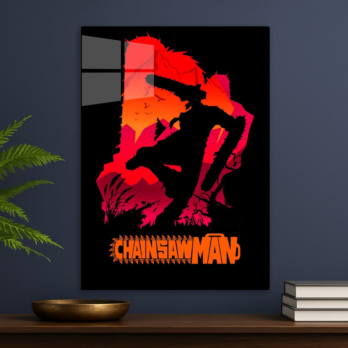 Chainsaw Man Denji silhouette 