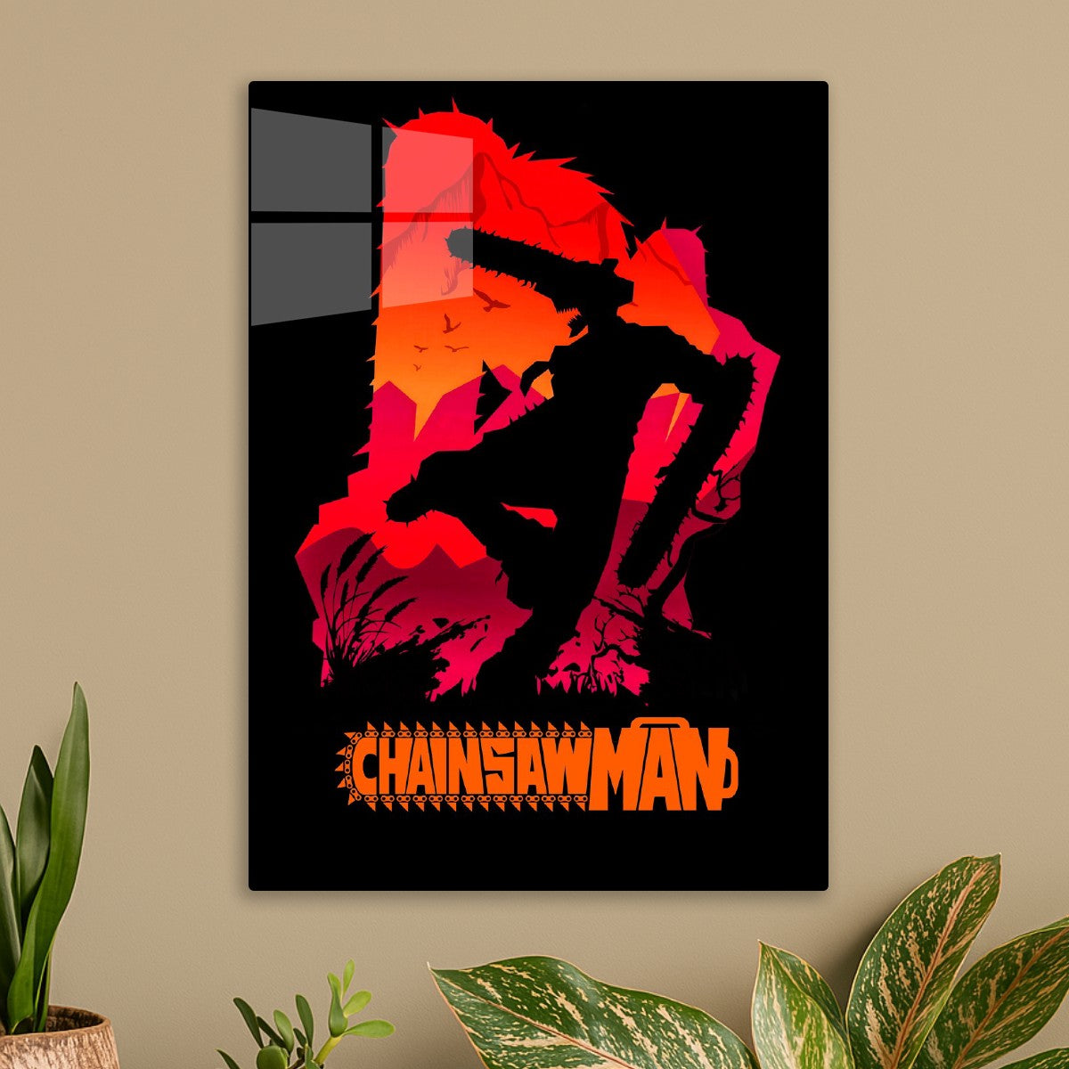 Chainsaw Man Denji silhouette 