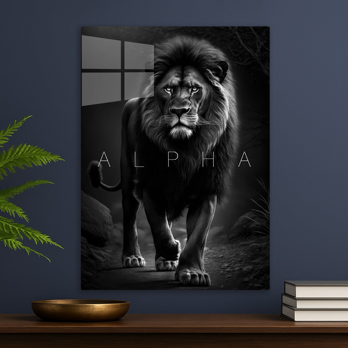 Wild lion alpha