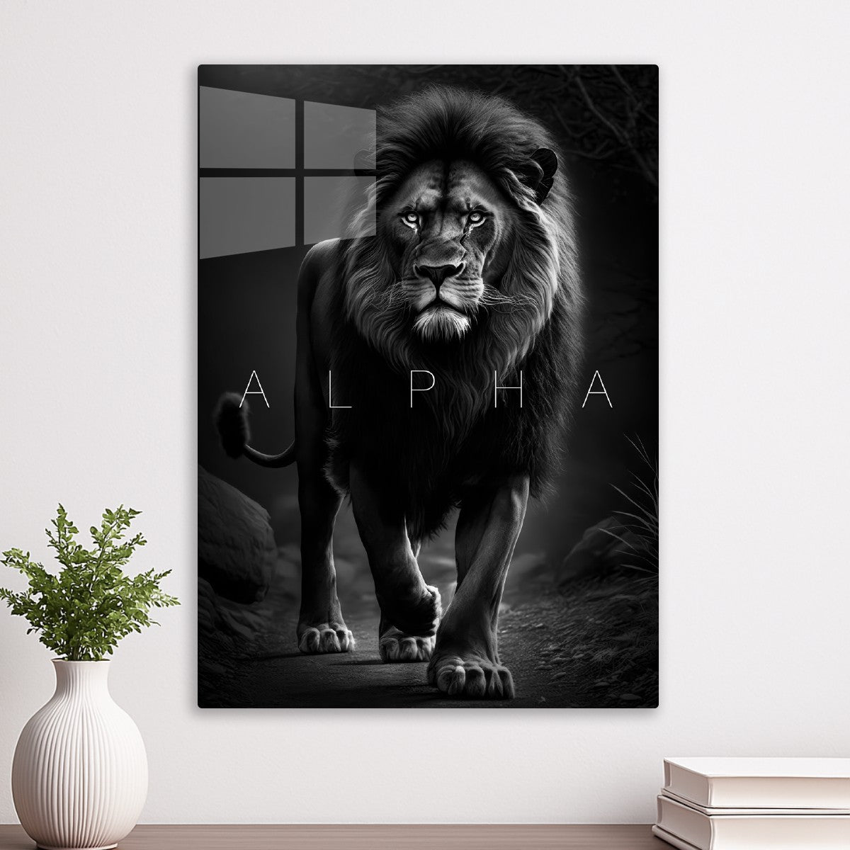 Wild lion alpha
