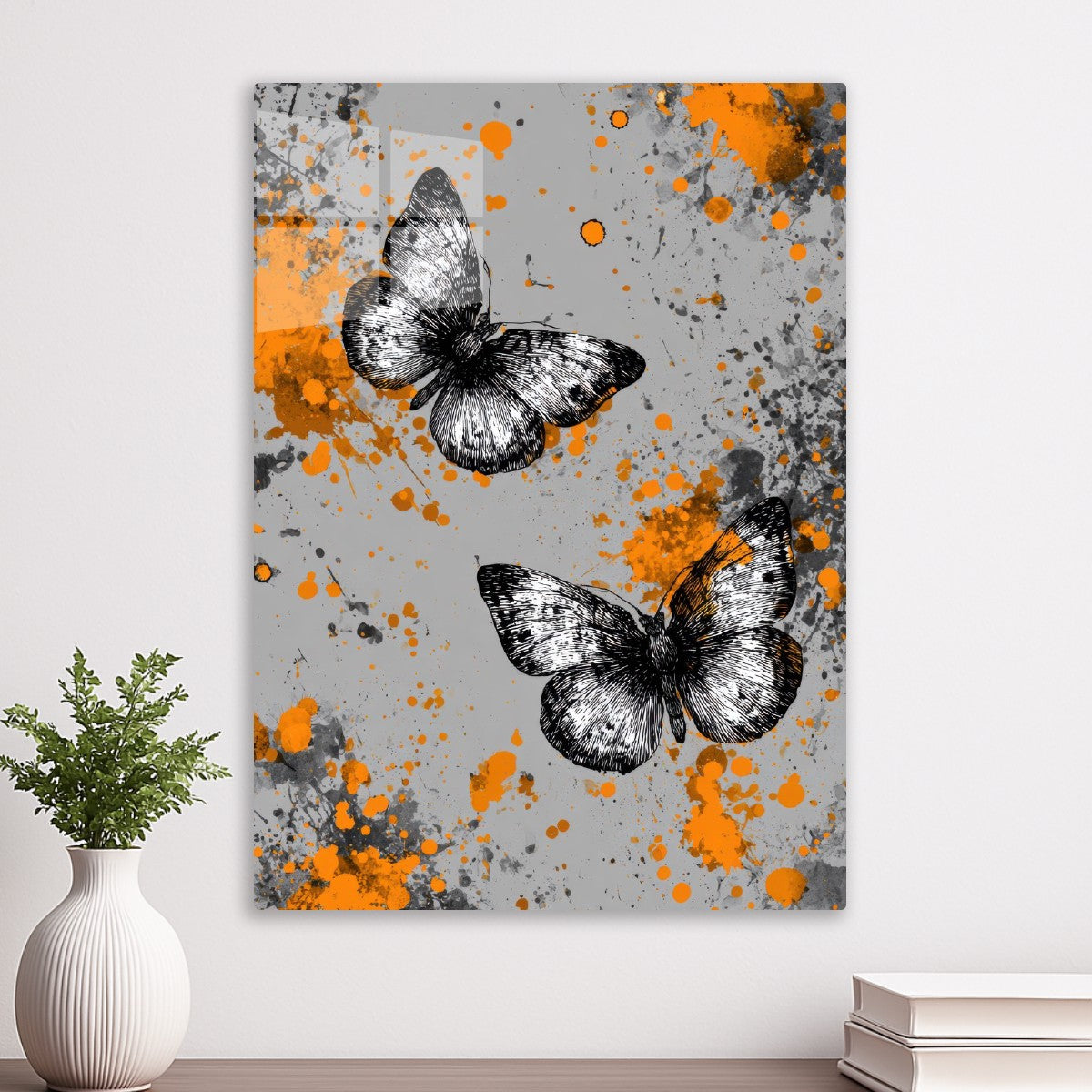 Black and White Butterflies