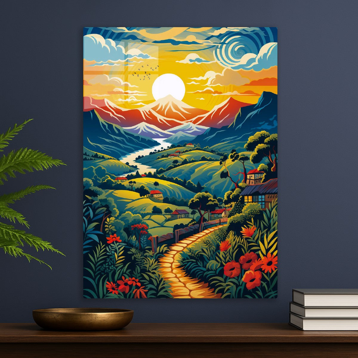 Mountain Sunrise Harmony paint