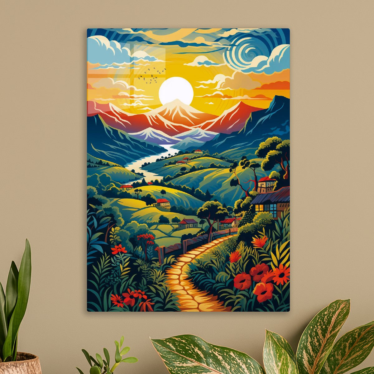 Mountain Sunrise Harmony paint