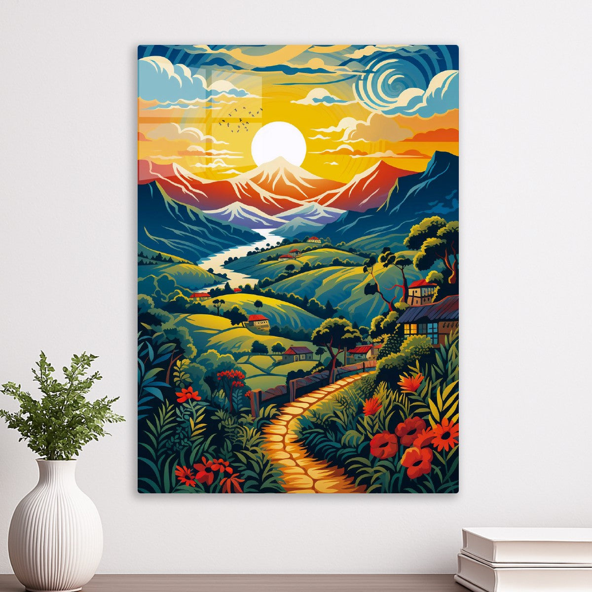 Mountain Sunrise Harmony paint
