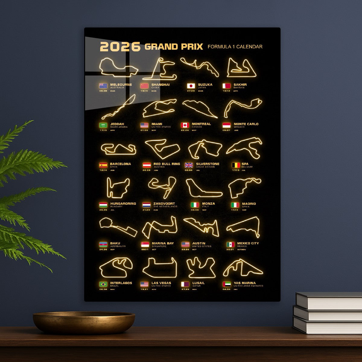 Formula 1 Season Calendar 2026