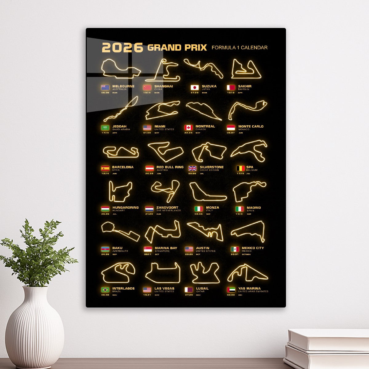 Formula 1 Season Calendar 2026