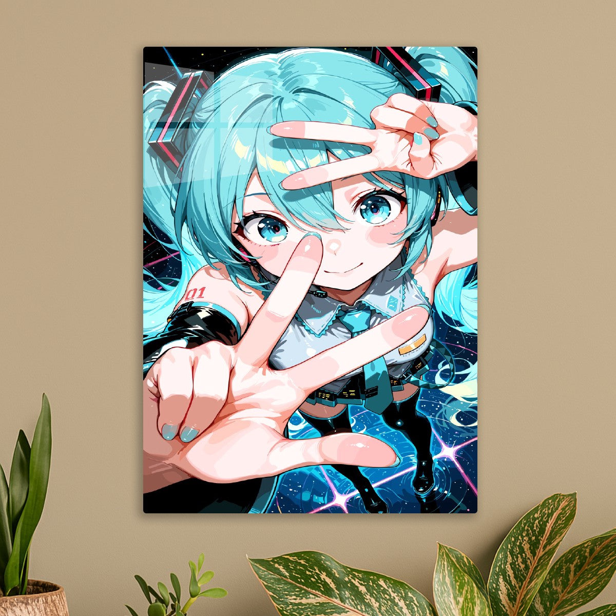 Futuristic Pose Hatsune Miku, CV01
