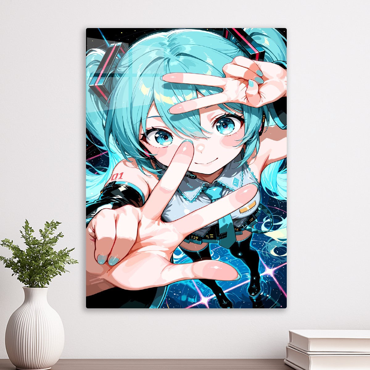 Futuristic Pose Hatsune Miku, CV01